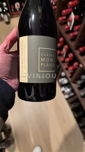 Vin Rouge sec Mont Plaisir Safres Château Mont Plaisir 2019 France Vallée du Rhône Côtes-du-rhône-villages AOC