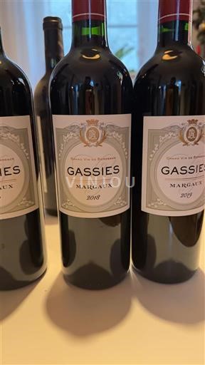 Bordeaux Margaux Grand Cru Gassies 2018