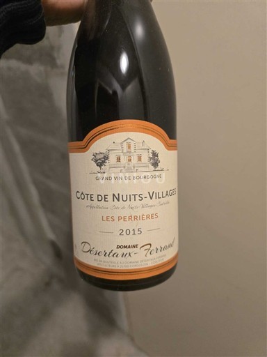 Burgundy Côte de Nuits Villages Domaine Désertaux-Ferrand Les Perrières 2015