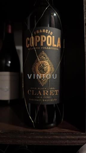 Kalifornijske AVA Ni doloceno Francis Ford Coppola Diamond Collection Black Label Claret 2018