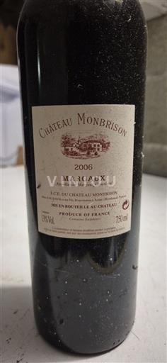 Bordeaux Margaux Château Monbrison 2006