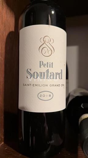 Burdeos Saint-Émilion Grand Cru Soutard Petit Soutard 2018