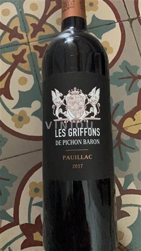 Burdeos Pauillac Pichon Baron Les Griffons 2017