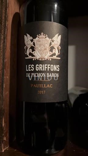 Bordeaux Pauillac Pichon Baron Les Griffons 2017