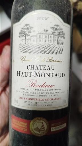 Burdeos Bordeaux Château Haut-Montaud 2006