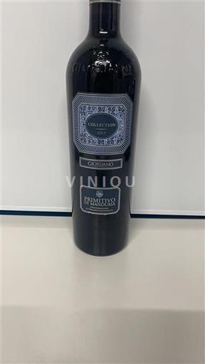 Apulia Primitivo di Manduria Giordano Collection 2017