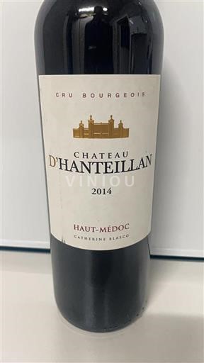 Bordéus Haut-Médoc Cru Bourgeois Hanteillan 2014