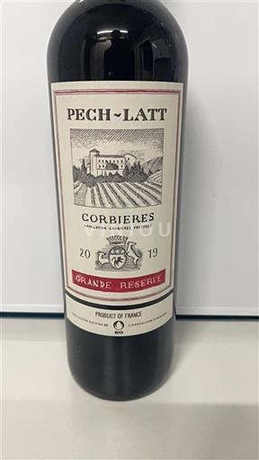 Linguadoca Corbières Pech Latt Grande Réserve 2019