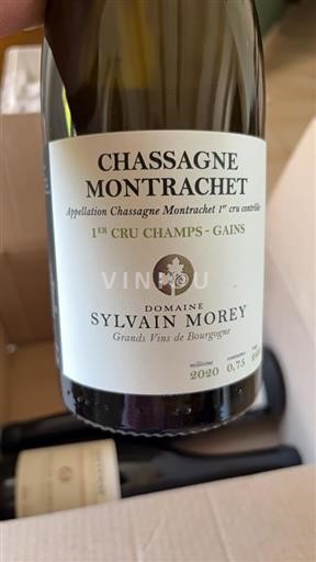 Borgonha Chassagne-Montrachet Premier Cru Sylvain Morey Champs Gains 2020