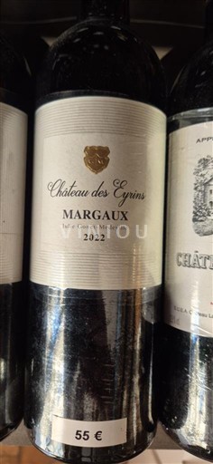 Bordeaux Margaux Château Des Eyrins 2022