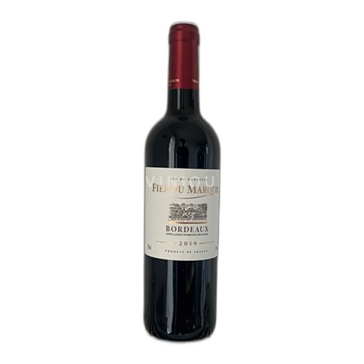 Vin Rouge sec Fief du Marquis 2019 France Bordeaux AOC