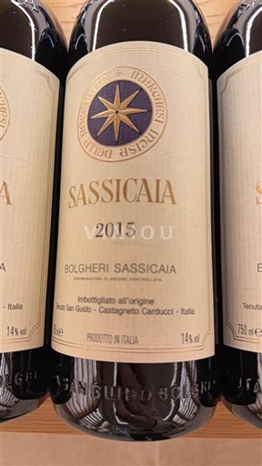 Toscana No especificado Tenuta San Guido Sassicaia 2015