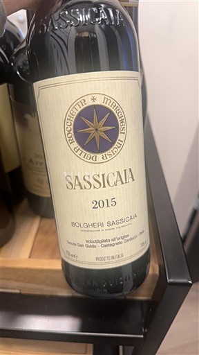 Toscana No especificado Tenuta San Guido Sassicaia 2015