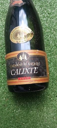 Vin Effervescent Blanc brut Calixthe Cave Vinicole de Hunawihr Non millésimé France Alsace Crémant-d'alsace AOC Grand Cru