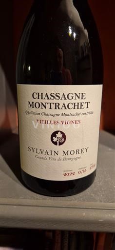 Vin Rouge sec Vieilles Vignes Domaine Sylvain Morey 2022 France Bourgogne Chassagne-montrachet AOC