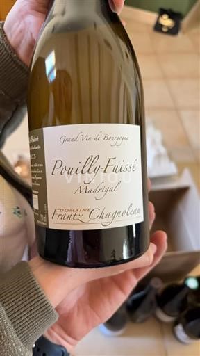 Burgundi Pouilly-fuissé Frantz Chagnoleau Madrigal 2023