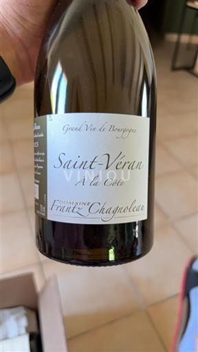 Burgundi Saint-Véran Frantz Chagnoleau À la Côte 2023