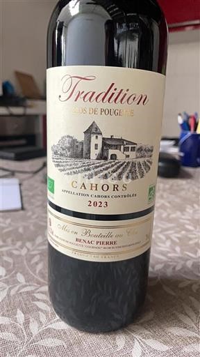 Sud-Ouest Cahors Clos de Pougette Tradition 2023
