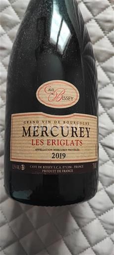 Borgoña Mercurey Cave de Bissey Les Eriglats 2019