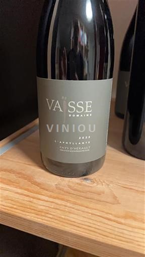 Languedoc Không được chỉ định Domaine Vaïsse L'Aphyllante 2022
