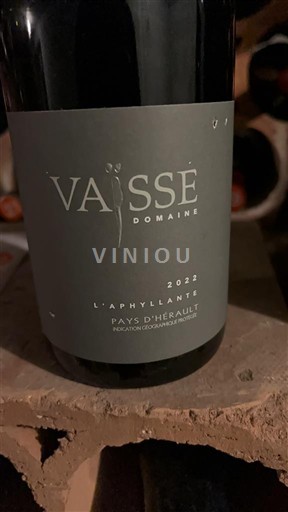 Languedoc Nespecificat Domaine Vaïsse L'Aphyllante 2022