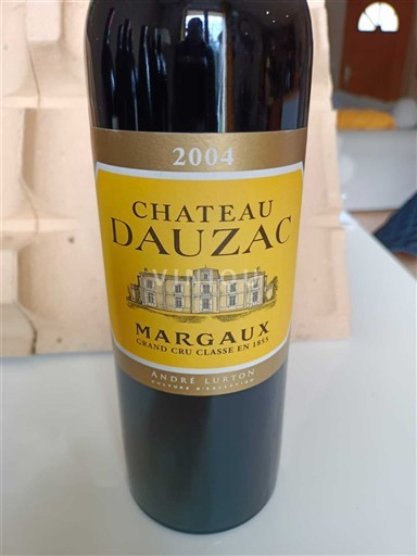 Vinhos Rouge sec Château Dauzac 2004 França Bordéus Margaux AOC Grand Cru