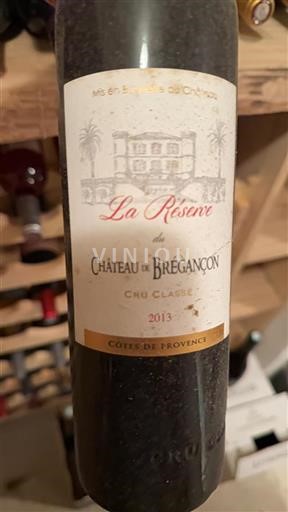 Provenza Côtes de Provenza Cru Classé Brégançon La R%c3%a9serve 2013