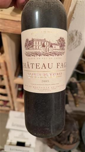 Burdeos Graves-de-vayres Château Fage 2005