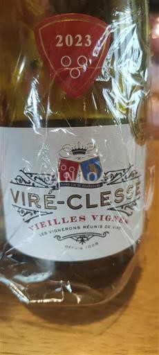 Bourgogne Viré-clessé Les vignerons réunis de Viré Vieilles vignes 2023
