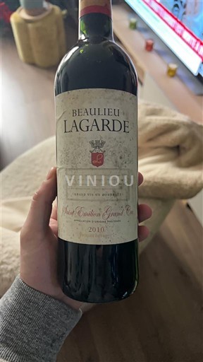 Bordeaux Saint-Émilion Grand Cru Grand Cru Beaulieu Lagarde 2010