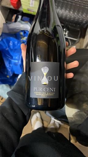 Valle del Ródano Côtes del Ródano Pur Cent 2021