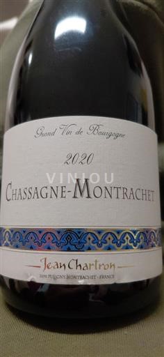 Burgund Chassagne-Montrachet Jean Chartron 2020