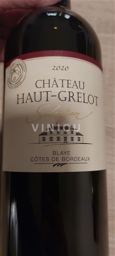 Bordeaux Blaye-Côtes-de-Bordeaux Château Haut-Grelot Sélection 2020