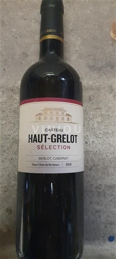 Burdeos Blaye-Côtes de Burdeos Château Haut-Grelot Sélection 2020