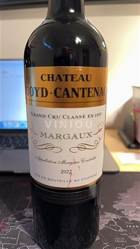 Bordeaux Margaux Grand Cru Château Boyd-Cantenac 2022
