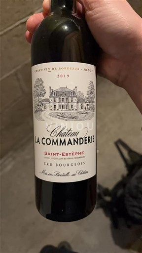 Bordeaux Saint-Estèphe Cru Bourgeois Château La Commanderie 2019
