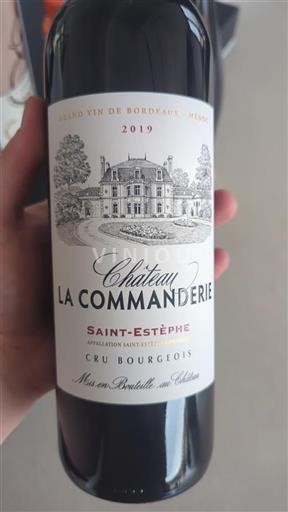 Bordeaux Saint-Estèphe Cru Bourgeois Château La Commanderie 2019