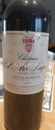 Burdeos Moulis-en-Médoc Cru Bourgeois Château Bel Air Lagrave 1997
