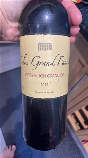 Bordéus Saint-Émilion Grand Cru Grand Cru Clos Grand Faurie 2013
