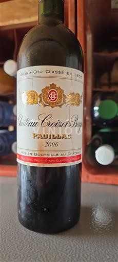 Bordeaux Pauillac Grand Cru Château Croizet-Bages 2006