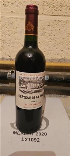 Bordeaux Saint-Émilion Château La Nauve 2016