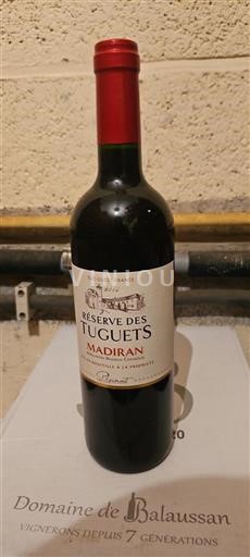 Sydvestfrankrig Madiran Plaimont Réserve des Tuguets 2016