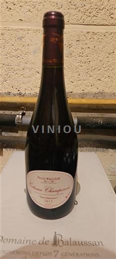 Champagne Coteaux Champener Pascal Walczak Les Chazueux 2017