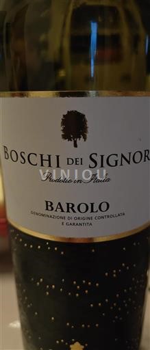 Piemonte Barolosta Boschi dei Signori Ei vuosikertaa