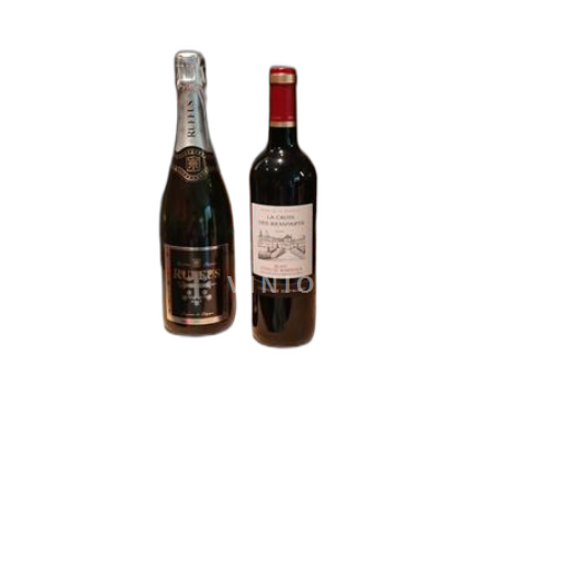Vin Rouge sec La Croix des Remparts 2020 France Bordeaux Blaye-côtes-de-bordeaux AOC