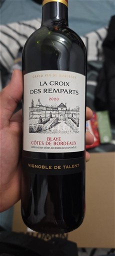 Burdeos Blaye-Côtes de Burdeos La Croix des Remparts 2020