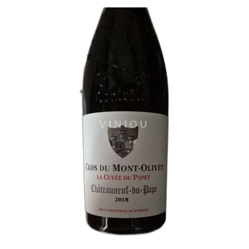 Rhônen laakso Châteauneuf-du-Pape Clos du Mont-Olivet La du Papet 2018