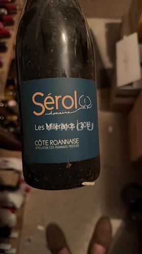 Loire Valley Côte Roannaise Domaine Sérol Les Millerands 2013