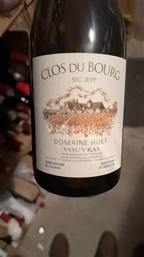 Loire Valley Vouvray Domaine Huet Clos du Bourg 2019