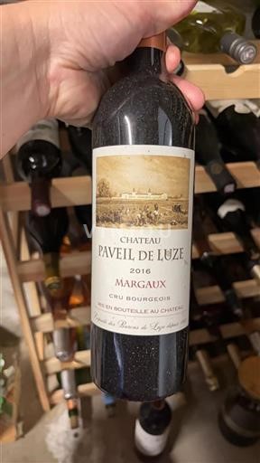 Bordéus Margaux Cru Bourgeois Paveil de Luze 2016